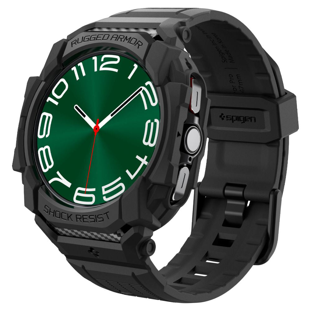 Funda Spigen Rugged Armor Pro para Samsung Galaxy Watch Ultra, Negra ACS08427