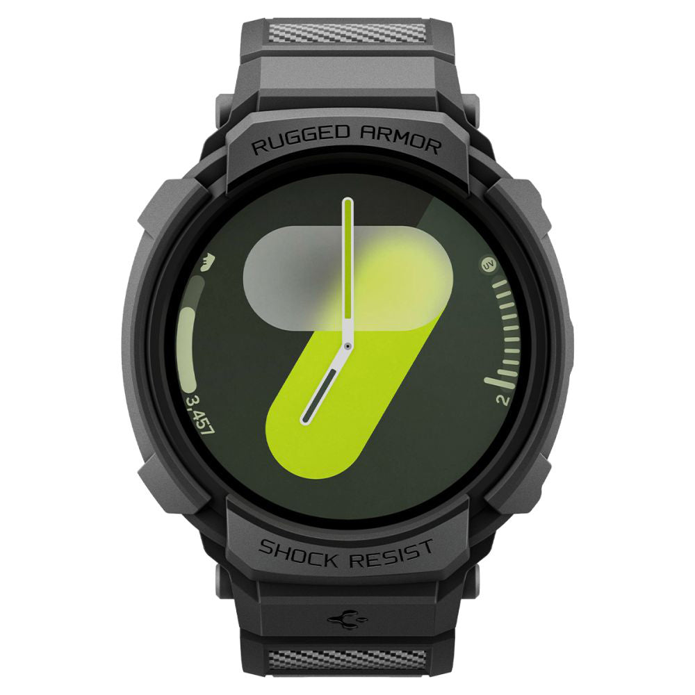 Funda Spigen Rugged Armor Pro para Samsung Galaxy Watch8 40mm, Negra Mate ACS10005