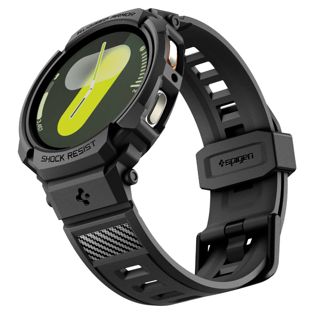 Funda Spigen Rugged Armor Pro para Samsung Galaxy Watch8 40mm, Negra Mate ACS10005