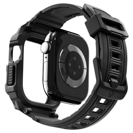 Funda Spigen Rugged Armor Pro V2 para Apple Watch Series 10 / 11 42mm, Negra Mate ACS10494