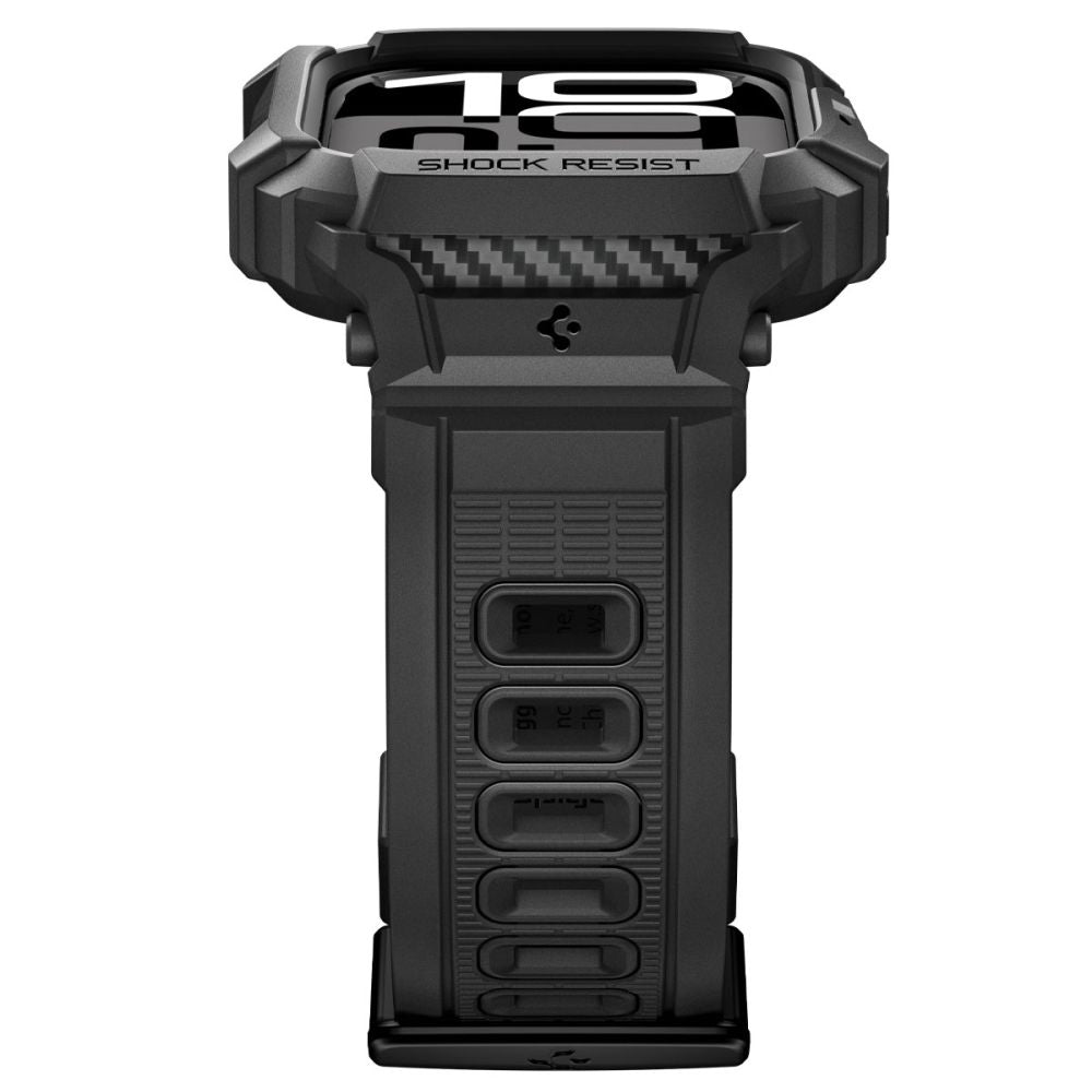 Spigen Rugged Armor Pro V2 Case for Apple Watch Series 10 / 11 42mm, Matte Black ACS10494
