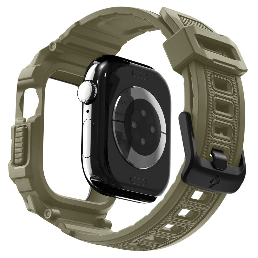 Funda Spigen Rugged Armor Pro V2 para Apple Watch Series 10 / 11 46mm, Caqui ACS10507