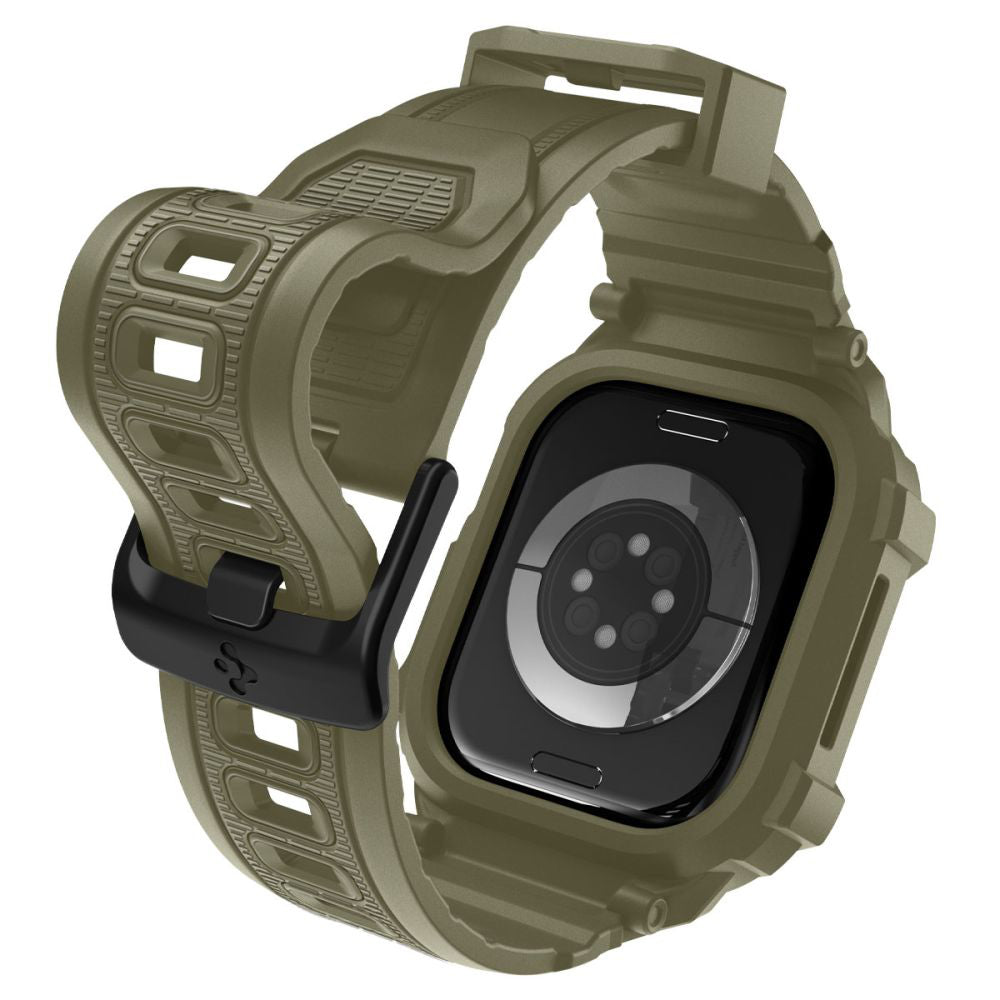 Funda Spigen Rugged Armor Pro V2 para Apple Watch Series 10 / 11 46mm, Caqui ACS10507