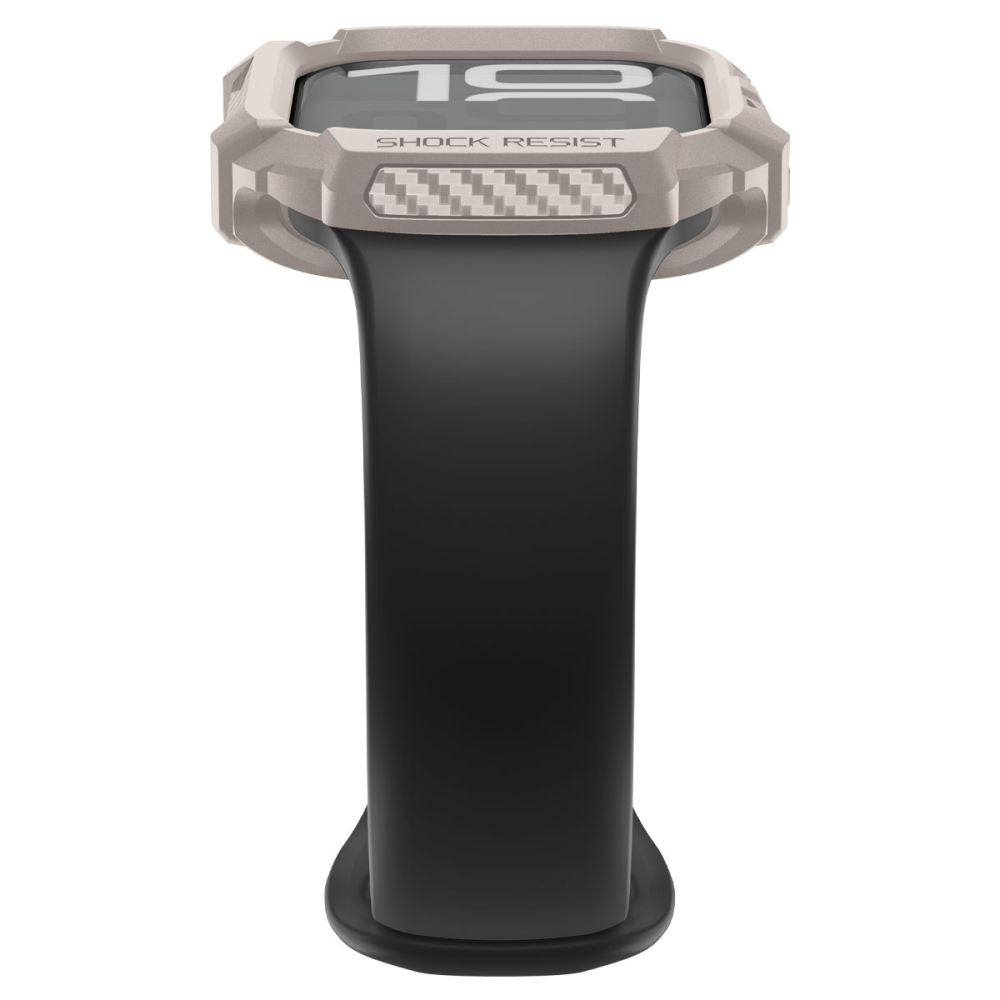 Funda Spigen Rugged Armor V2 para Apple Watch Series 10 / 11 42mm, Beige