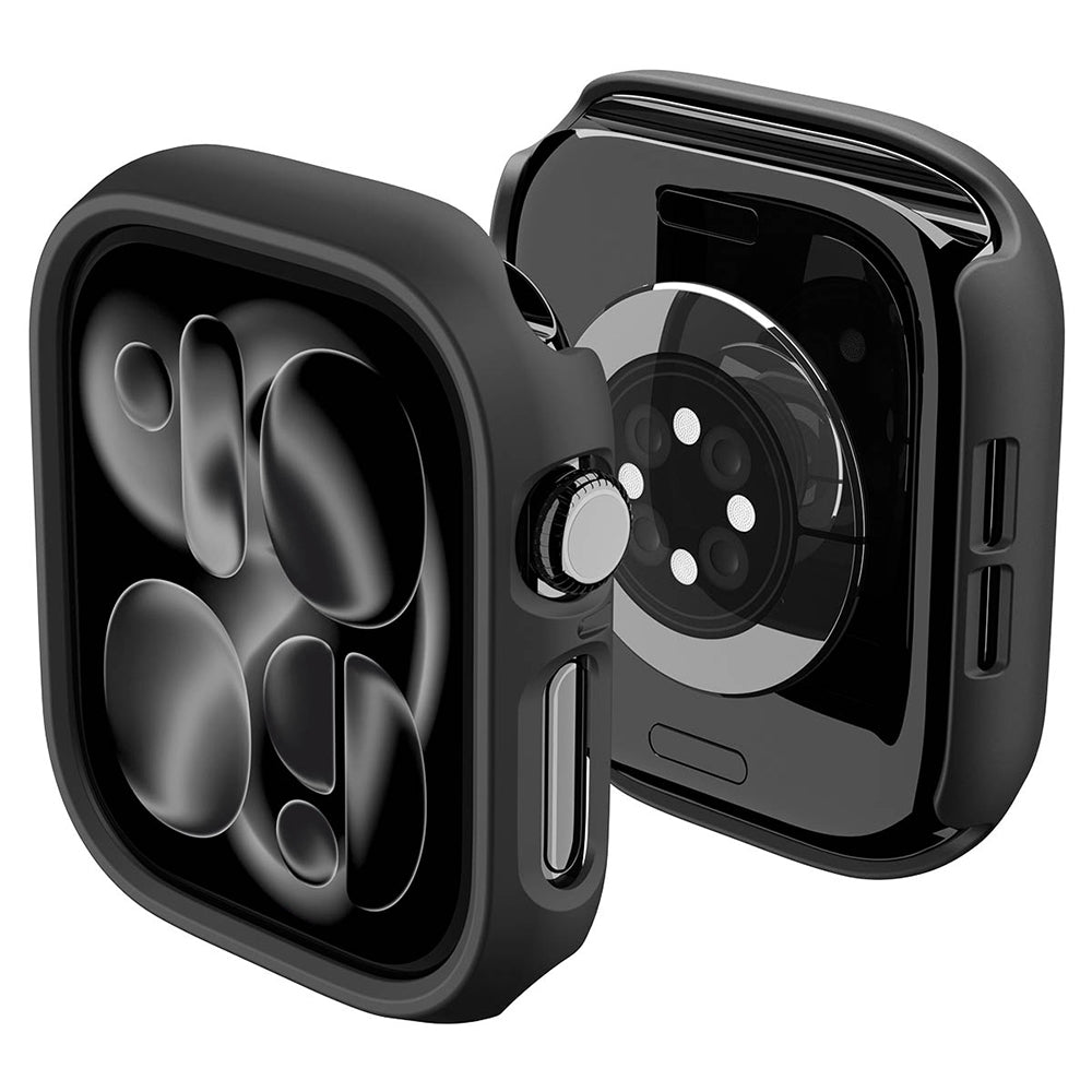 Funda Spigen Thin Fit para Apple Watch 12 46mm, Negra ACS11890