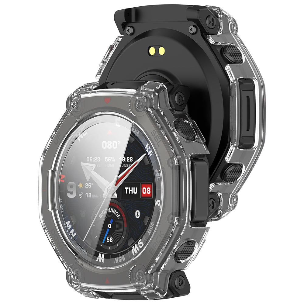Funda Techsuit Defense360 Pro para Amazfit T-Rex 3 Pro 48mm, Transparente