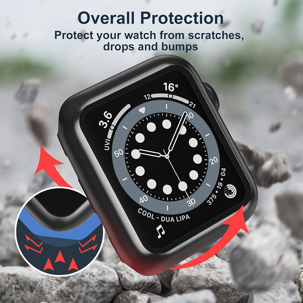 Funda Techsuit Defense360 Pro para Apple Watch 38mm Series, Negra