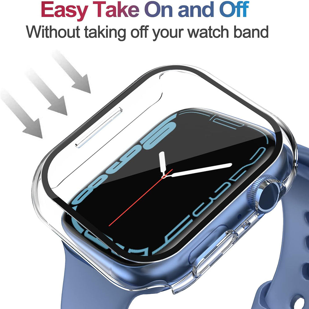 Funda Techsuit Defense360 Pro para Apple Watch 7 45mm Series, Transparente