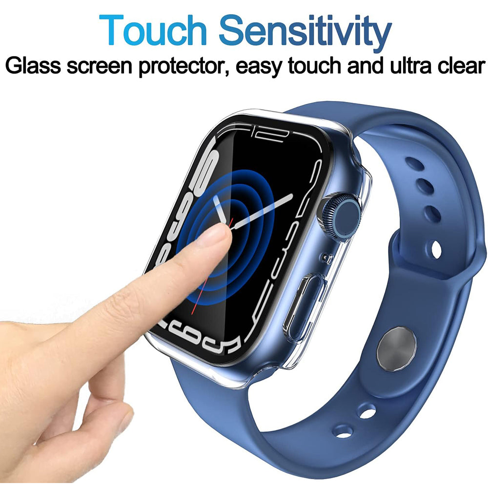 Funda Techsuit Defense360 Pro para Apple Watch 7 45mm Series, Transparente