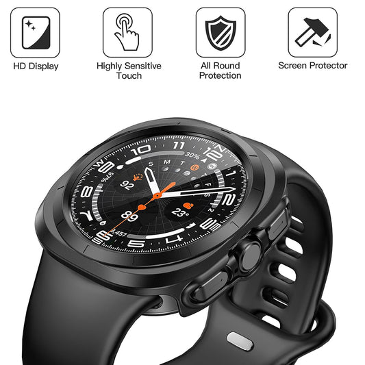 Funda Techsuit Defense360 Pro para Samsung Galaxy Watch Ultra, Negra