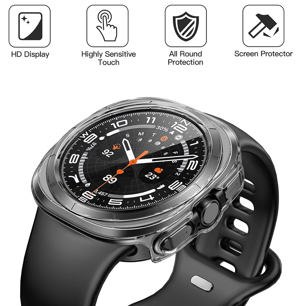 Funda Techsuit Defense360 Pro para Samsung Galaxy Watch Ultra, Transparente