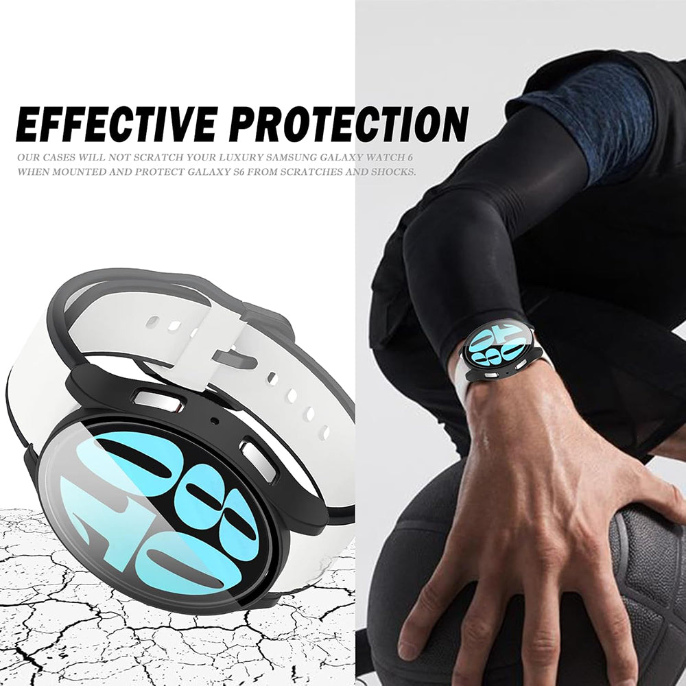 Funda Techsuit Defense360 Pro para Samsung Galaxy Watch6 44mm, Negra