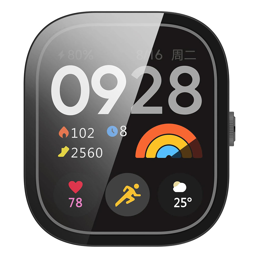 Funda Techsuit Defense360 Pro para Xiaomi Redmi Watch 4, Negra