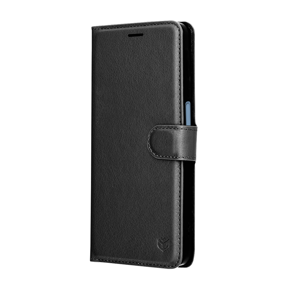 Funda para Samsung Galaxy A07 4G A075, Techsuit, Leather Folio, Negra