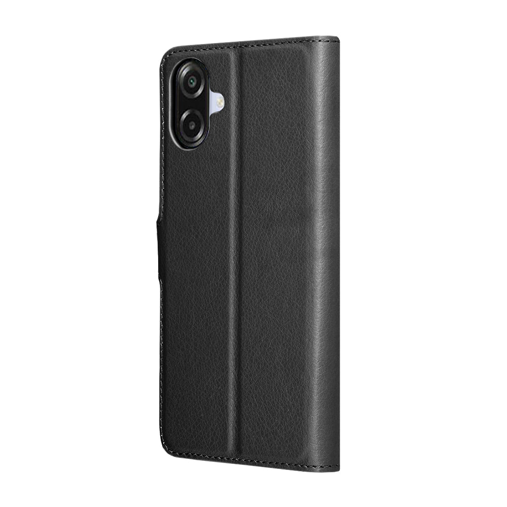 Funda para Samsung Galaxy A07 4G A075, Techsuit, Leather Folio, Negra
