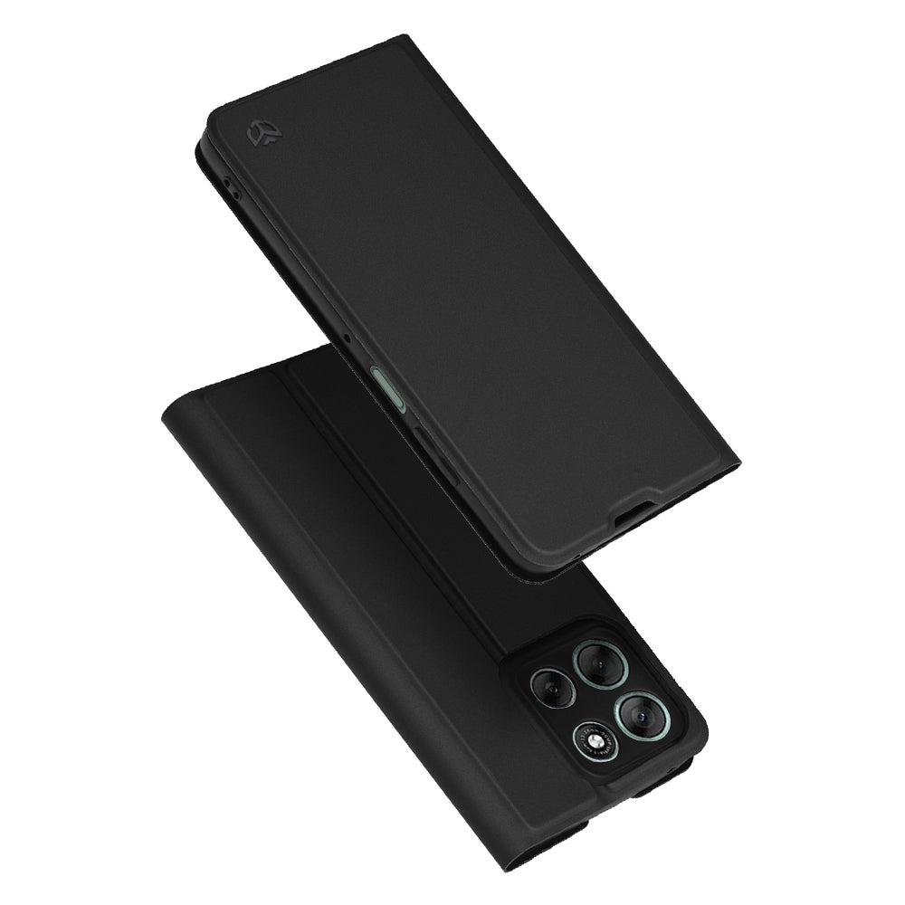 Funda para Motorola Moto G56, Techsuit, Magskin Book, Negra
