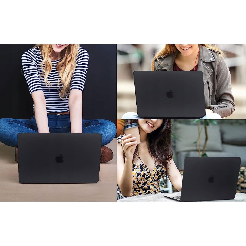 Funda Techsuit UltraShell para Apple MacBook Air 15 pulgadas (2026) / (2025) / (2024) / (2023), Negra Mate