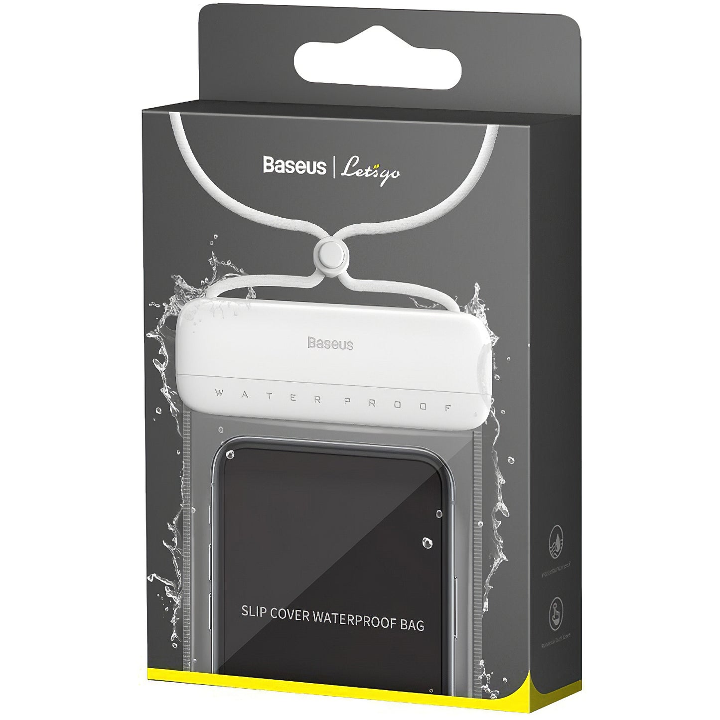 Funda Universal Waterproof, Baseus, Let's Go, Blanca ACFSD-D02