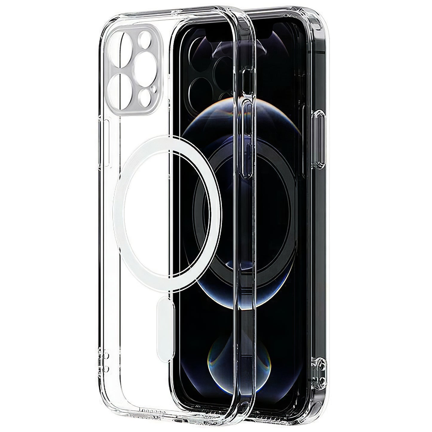 Funda MagSafe para Apple iPhone 13 Pro, OEM, Magnética Antigolpes, Transparente