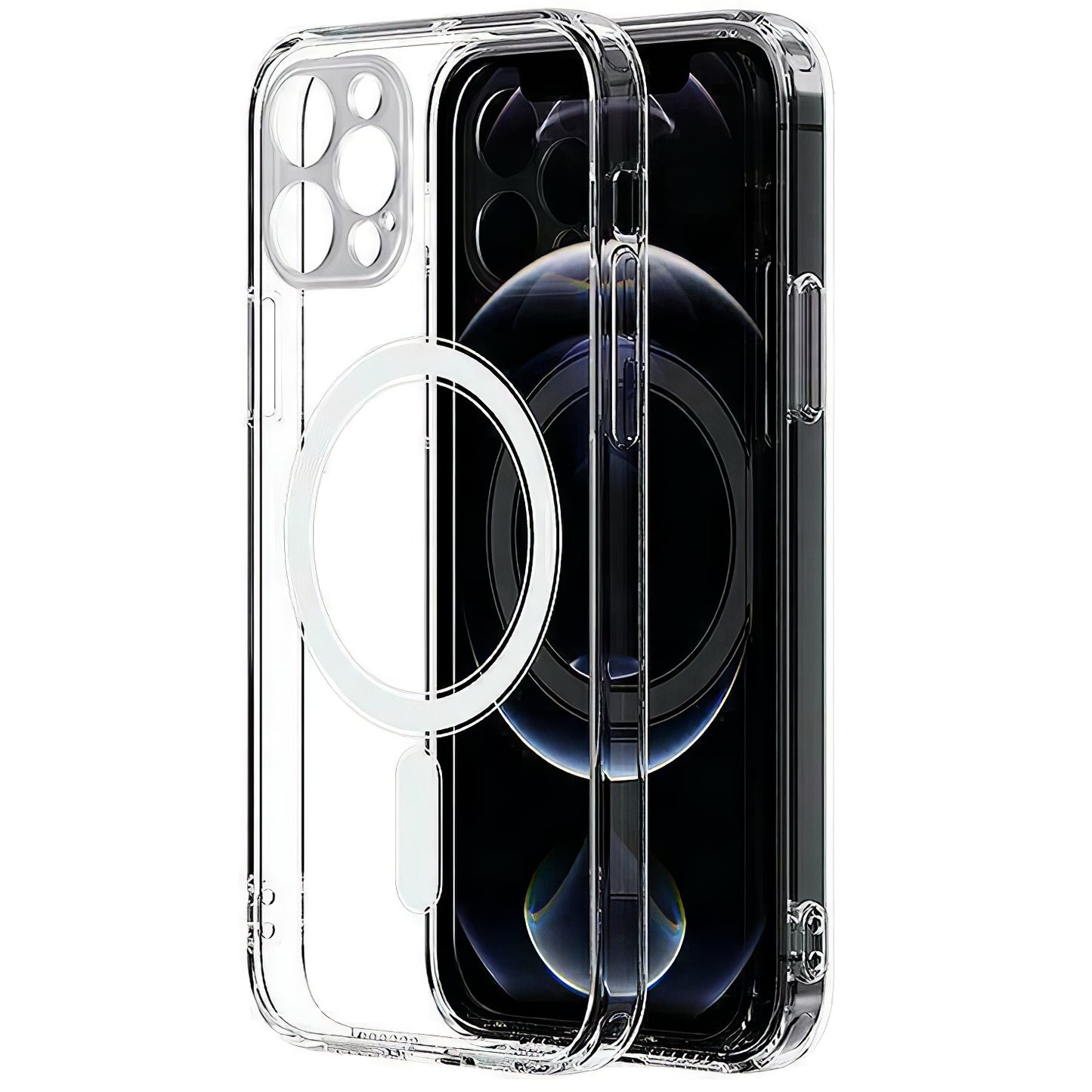 Funda MagSafe para Apple iPhone 12 Pro, OEM, Magnética, Transparente