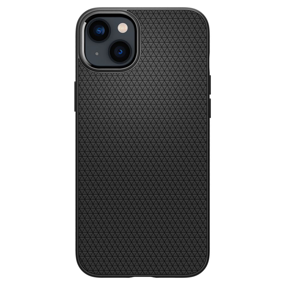 Funda para Apple iPhone 14, Spigen, Liquid Air, Negra Mate