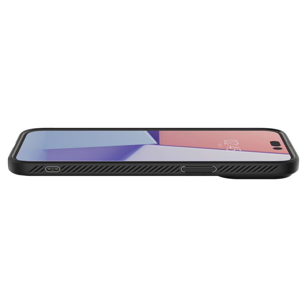 Funda para Apple iPhone 14 Pro, Spigen, Liquid Air, Negra Mate