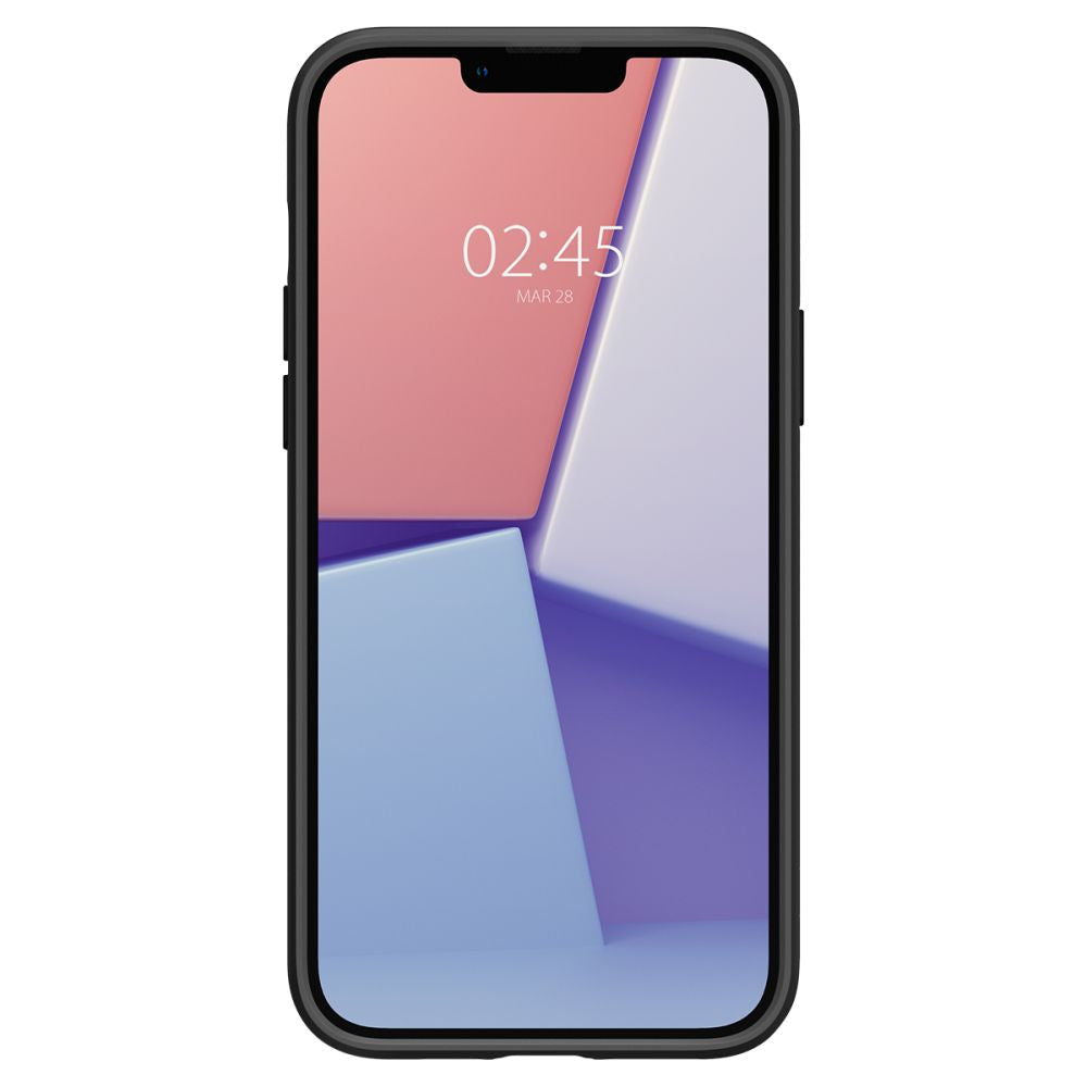 Funda para Apple iPhone 14, Spigen, Liquid Air, Negra Mate