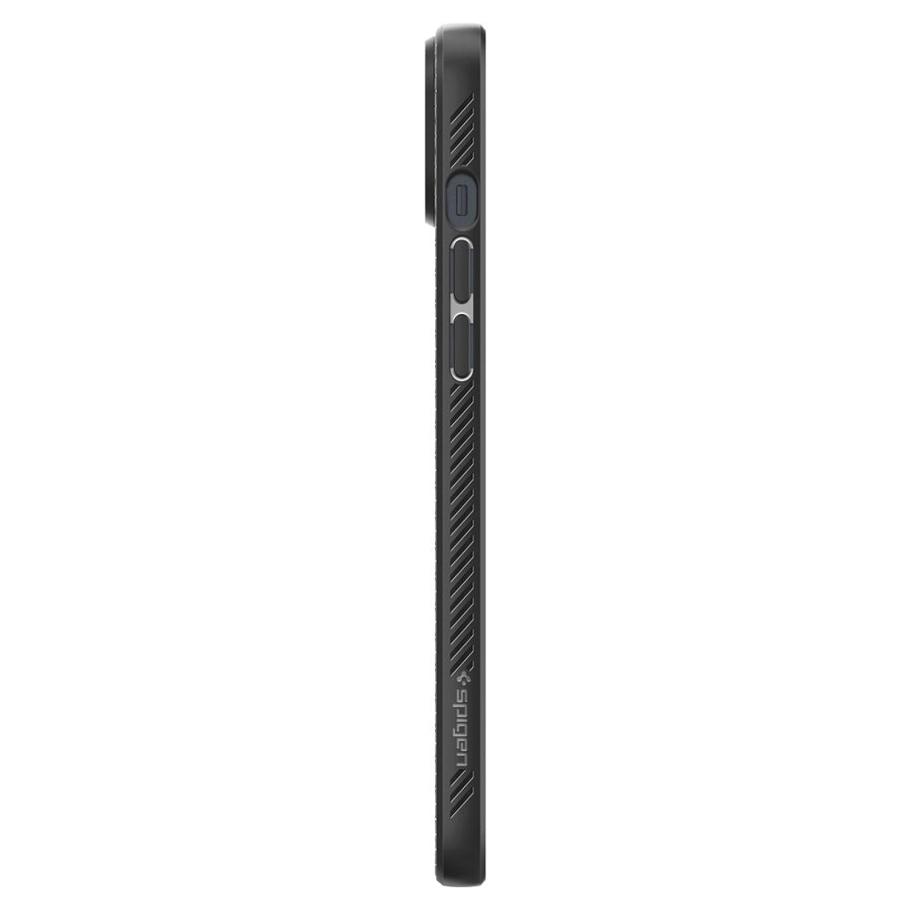 Funda para Apple iPhone 14, Spigen, Liquid Air, Negra Mate