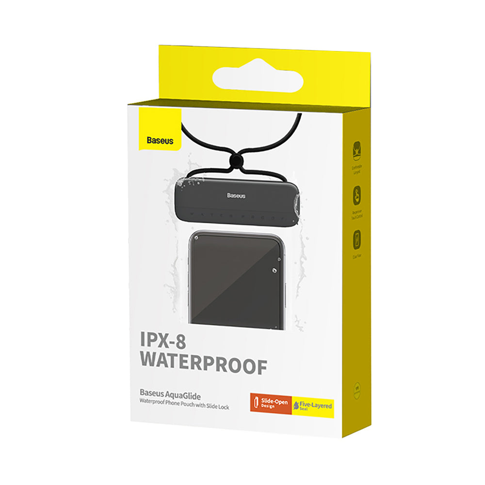Funda Universal Waterproof, Baseus, AquaGlide, Negra P60263700113-00