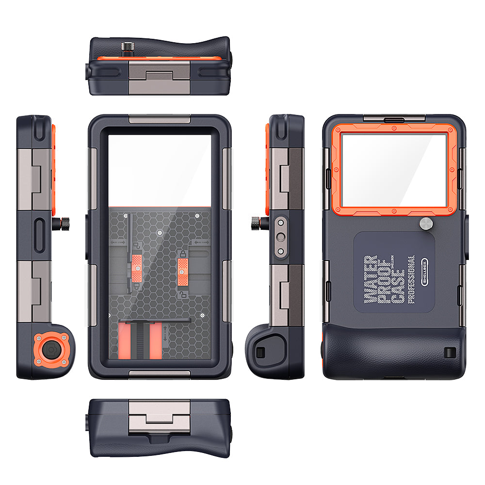 Funda Universal Waterproof para Teléfono max. 6.8inch, ShellBox, Negra