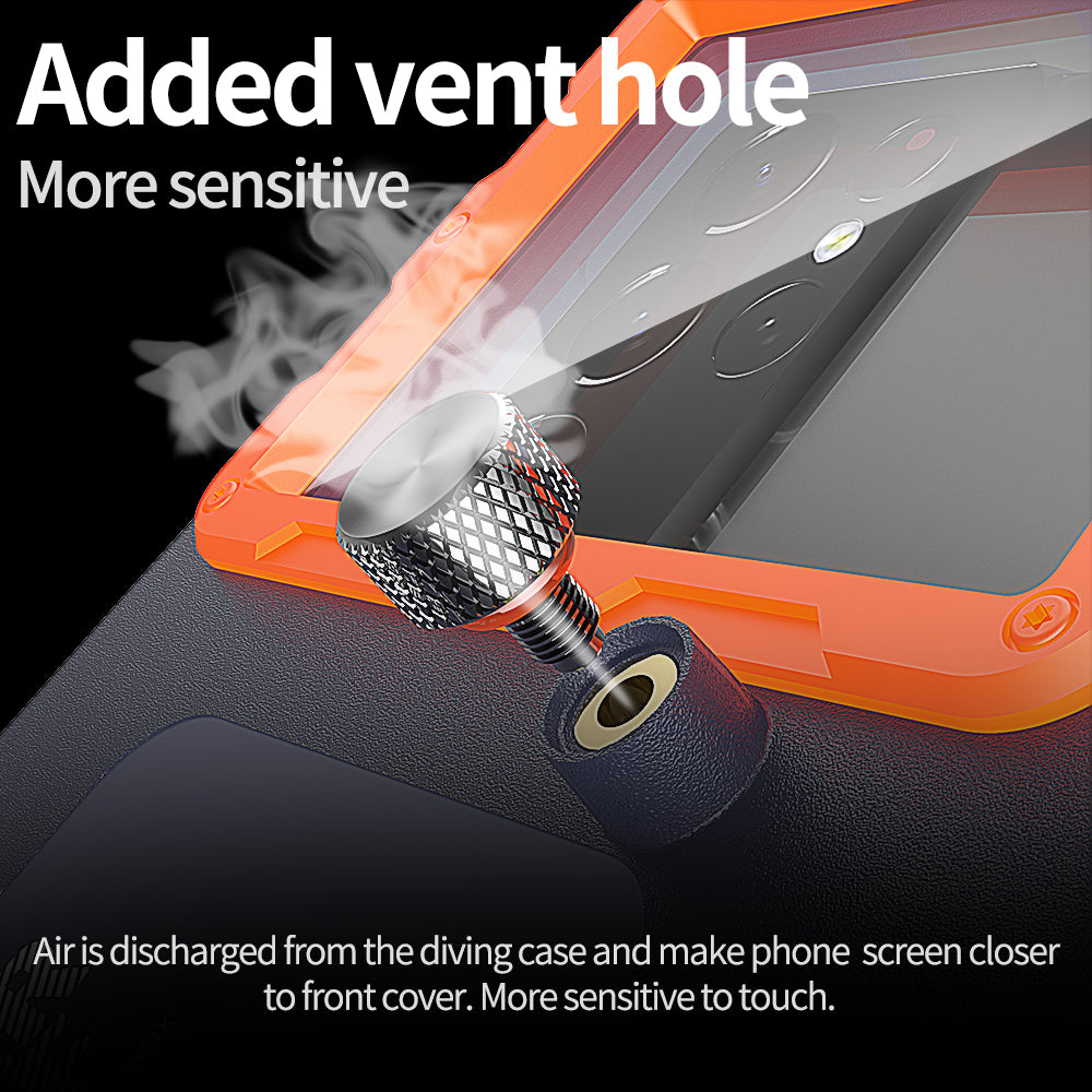 Funda Universal Waterproof para Teléfono max. 6.8inch, ShellBox, Negra