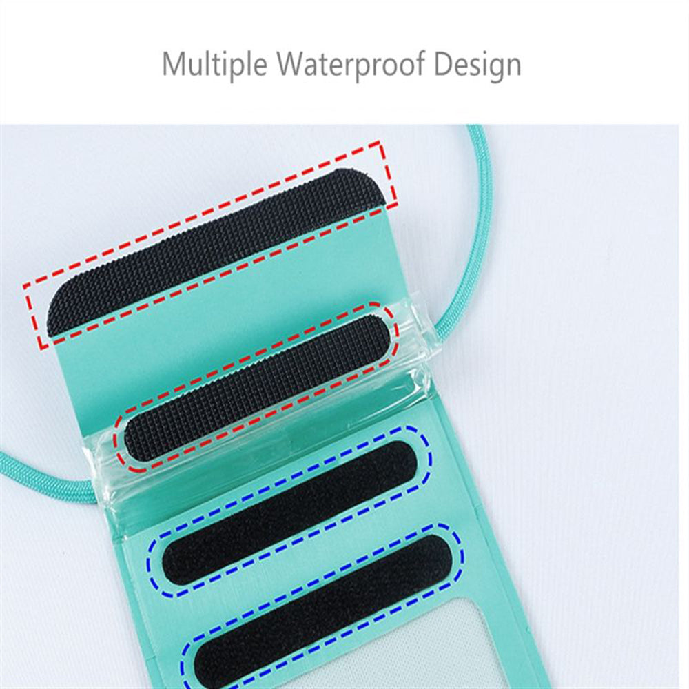 Funda Universal Impermeable para Teléfono máx. 6.8 pulgadas, Techsuit, TWC1, Dorada