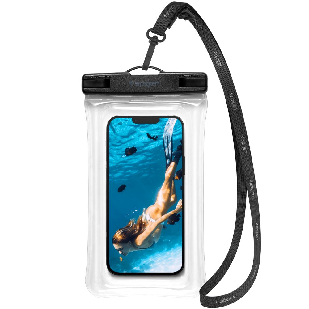 Funda Universal Impermeable para Teléfono máx. 6.9 pulgadas, Spigen, A610, Transparente AMP04530