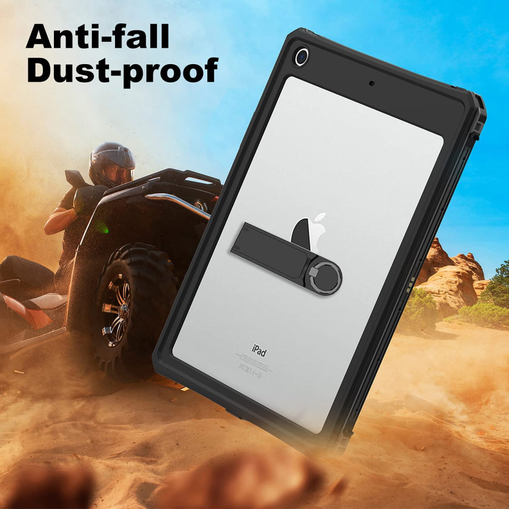 Funda impermeable para Apple iPad 10.2 (2021) / 10.2 (2020) / 10.2 (2019), ShellBox, Negra