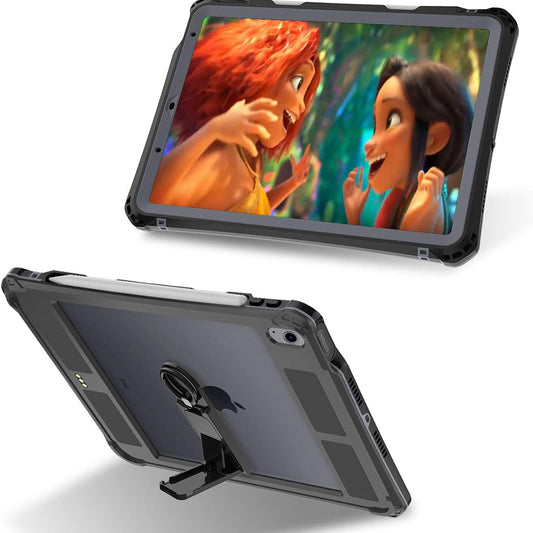 Funda impermeable para Apple iPad Air (2022) / Air (2020), ShellBox, Negra