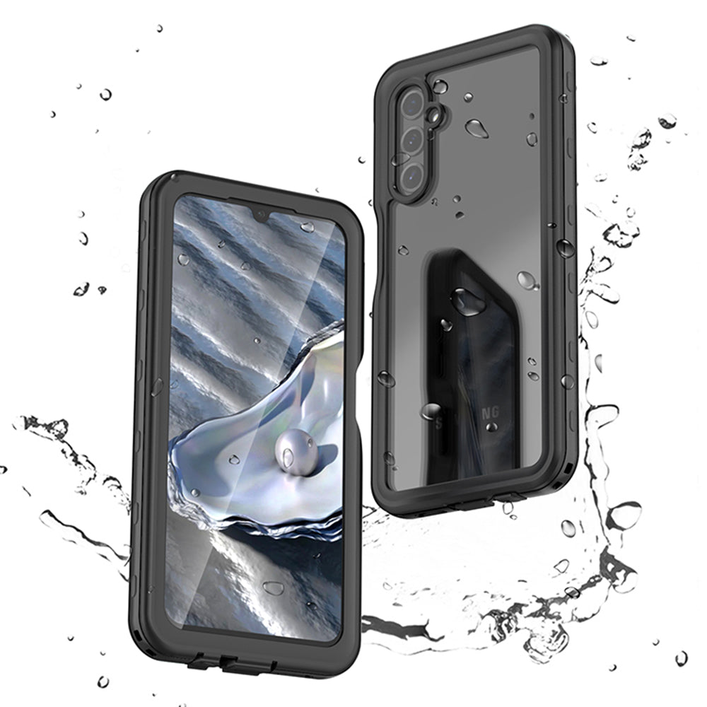 Funda impermeable para Samsung Galaxy A17 4G / A17 5G, ShellBox, Negra