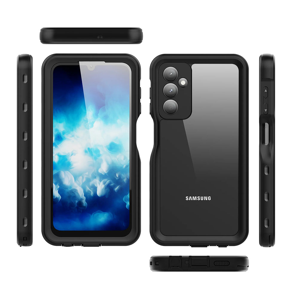 Funda impermeable para Samsung Galaxy A25 A256, ShellBox, Negra
