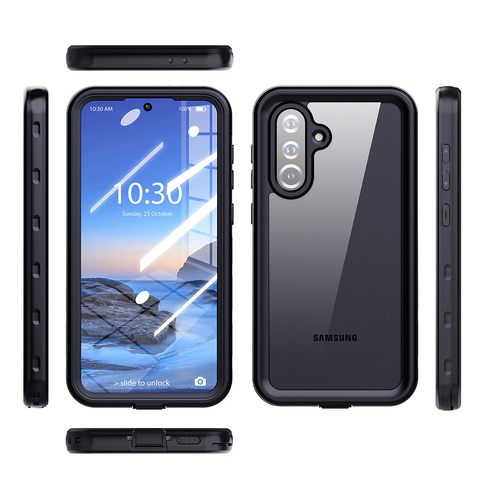 Funda impermeable para Samsung Galaxy A26 A266, ShellBox, Negra