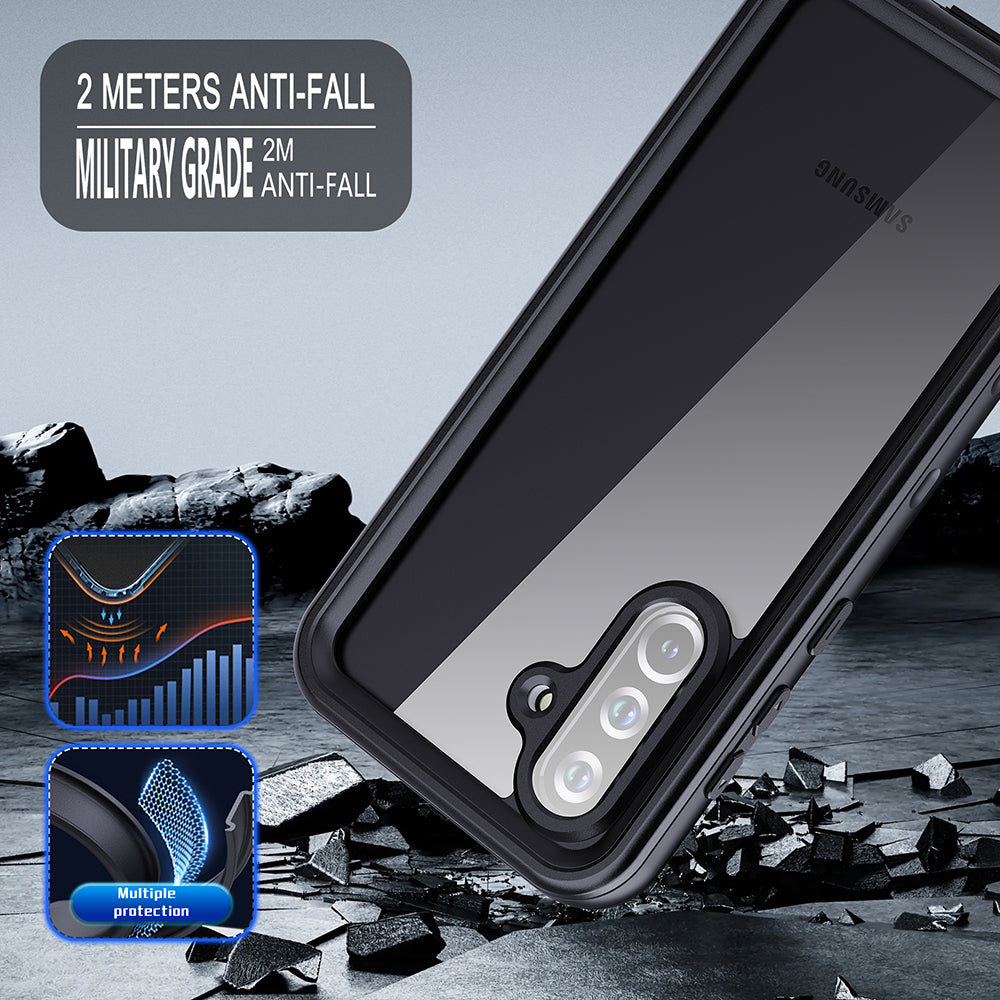 Funda impermeable para Samsung Galaxy A26 A266, ShellBox, Negra