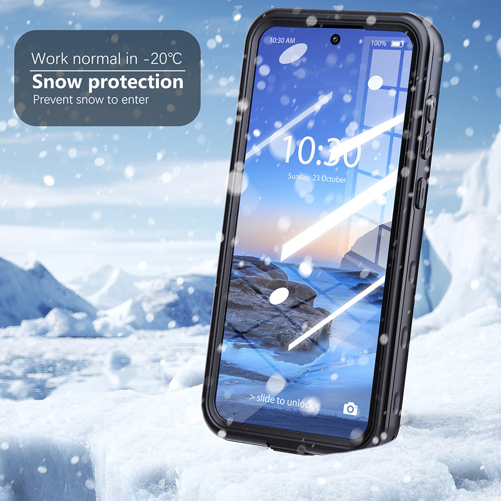 Funda impermeable para Samsung Galaxy A26 A266, ShellBox, Negra