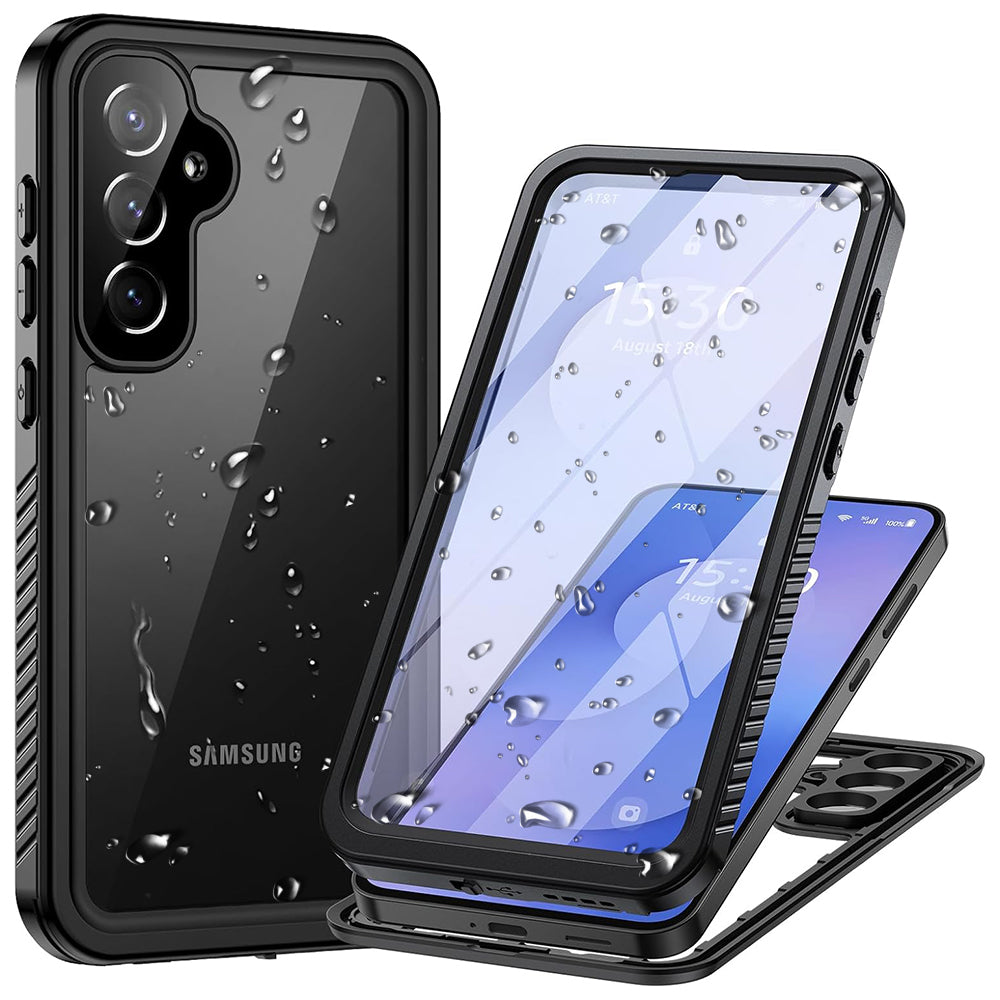 Funda Waterproof para Samsung Galaxy S25 FE, ShellBox, Negra