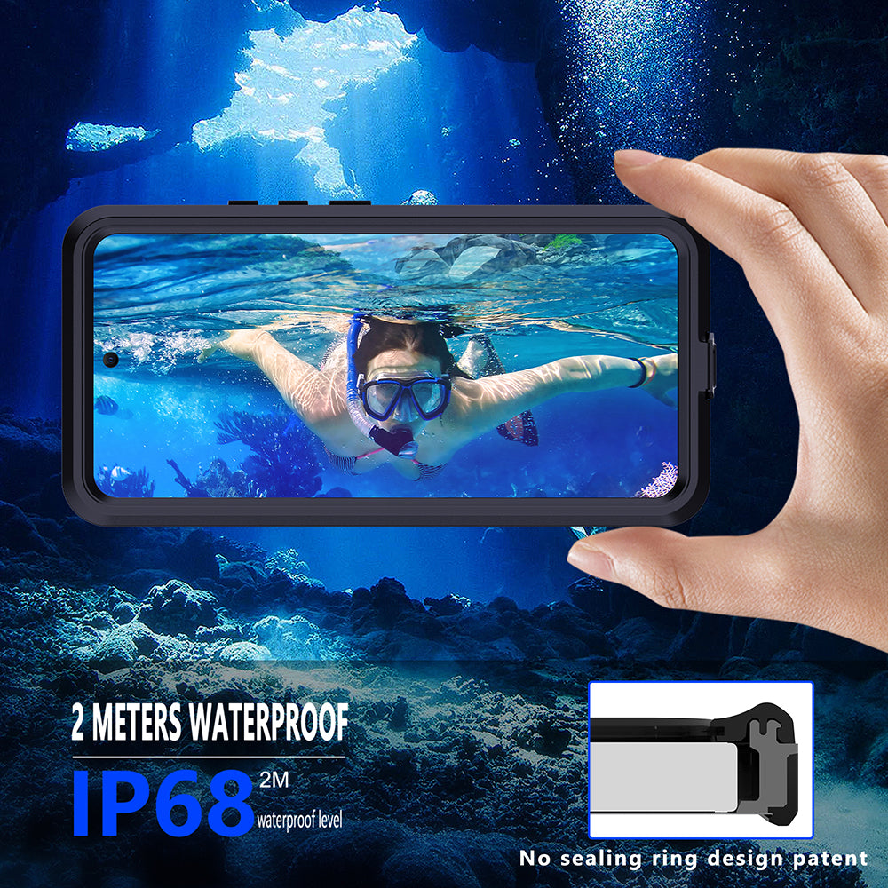 Funda impermeable para Xiaomi Poco X7 / Redmi Note 14 Pro 5G, ShellBox, Negra