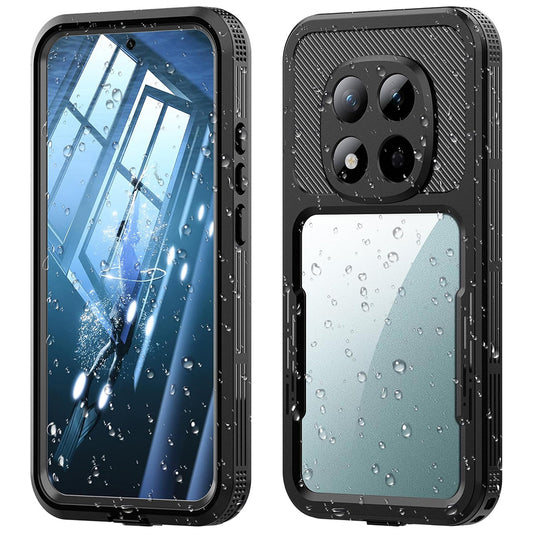 Funda impermeable para Xiaomi Redmi Note 15 Pro 5G, ShellBox, Negra