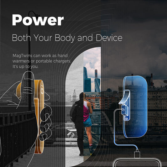 Calentador de Manos Ocoopa UT2s, Negro