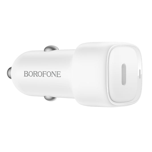 Cargador de coche Borofone BZ34A Cloud, 20W, 3A, 1 x USB-C, Blanco