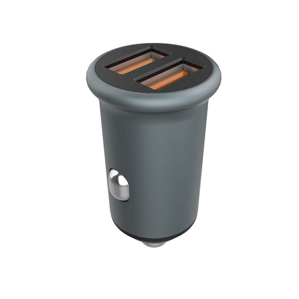 Cargador de Coche ColorWay, 36W, 3A, 2 x USB-A, Gris