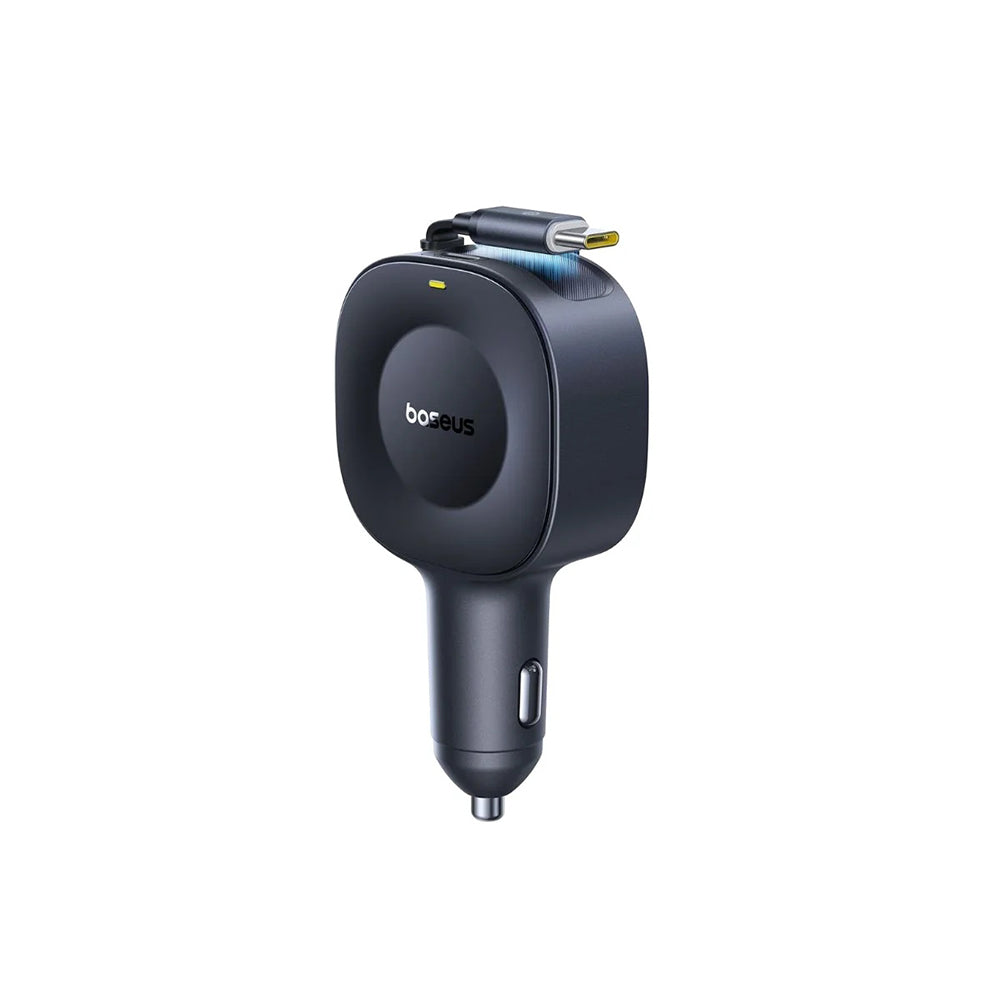 Cargador de coche con cable USB-C Baseus PrimeTrip VR2, 30W, 3A, 1 x USB-C, Negro C0206400