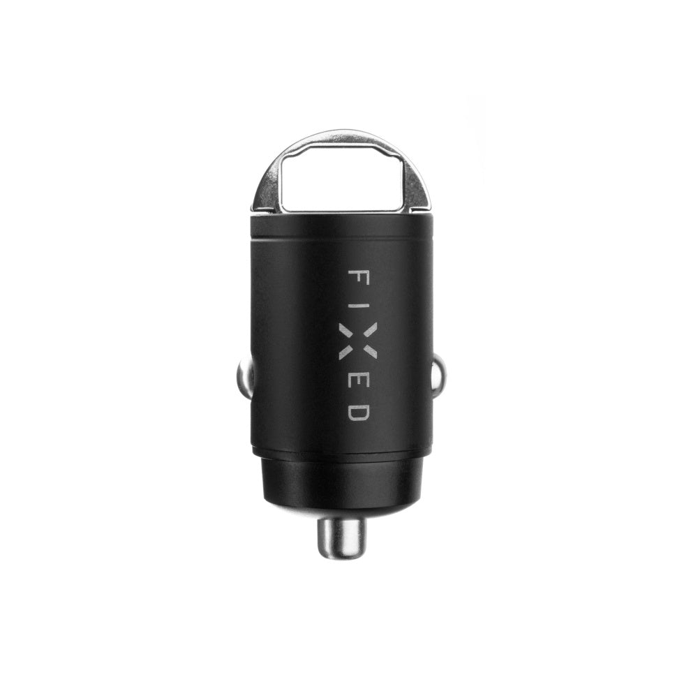 Cargador de Coche Fixed, 30W, 3A, 1 x USB-A - 1 x USB-C, Negro