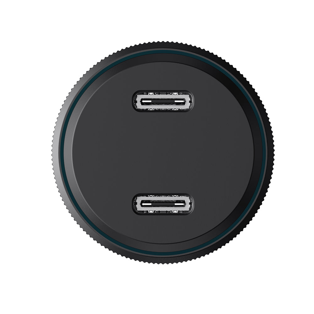 Cargador de Coche HAVIT CC2014, 30W, 3A, 2 x USB-C, Negro