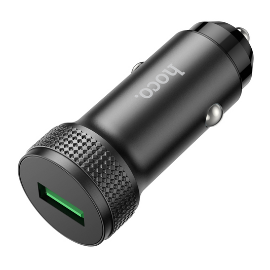 Cargador de Coche HOCO Z49A, 18W, 3A, 1 x USB-A, Negro